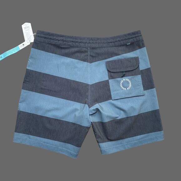 Vissla Hammerhead 18.5" Boardshort Blue Gray Size 36 NWT M1215HAM - Picture 7 of 10